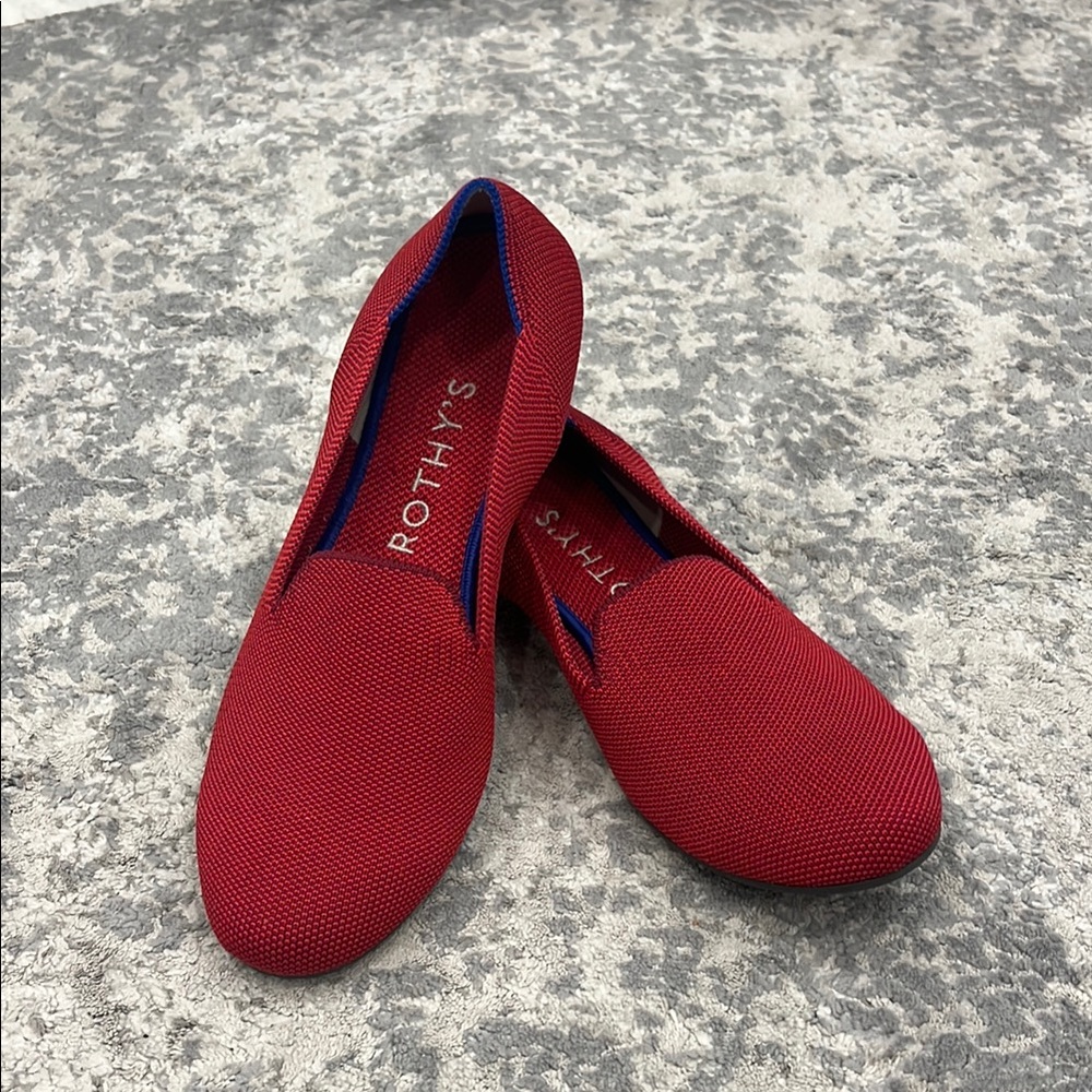 Rothy's Red Slip-On Shoes